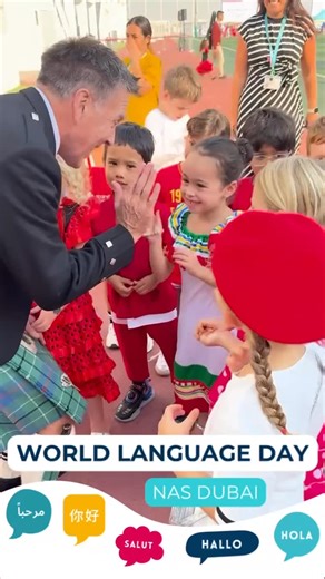 NAS Dubai | 🌍 Language Day at NAS Dubai ✨ Language Day transformed NAS Dubai into a vibrant celebration of the six languages we teach, Arabic,... | Instagram