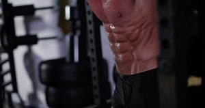 Muscular Man Drips Sweat After Good Stock Footage Video (100% Royalty-free) 12252863 | Shutterstock