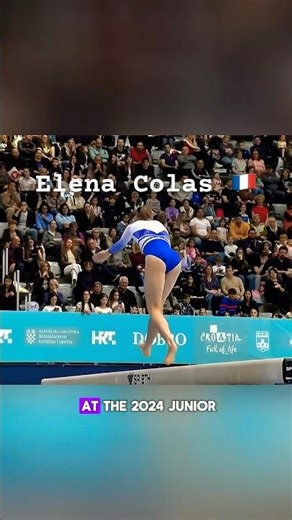 pt.2_ Elena Colas🇫🇷 - Beam Routine | Osijek World Cup 2026 #gymnast #sports #artisticgymnastics