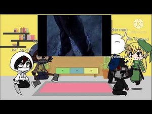 Creepypasta react to Freddy Kruger vs Jason voorhees