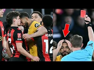 Matheus Cunha RED-CARD vs Bournemouth, Cunha Receives 4 Matches Suspension