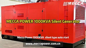 MECCA POWER 1000 KVA silent type Auto Start Cummins diesel generator...