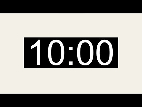 10 Minute Basic Count up Timer - Silent