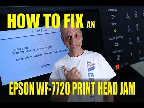 How To Repair A Printhead Jam on an Epson WF 7720
