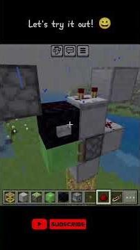 Minecraft Slime Launcher 🚀 (INSANE Launch Trick!) #minecraft