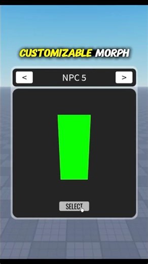 Easy Morph Gui - Character Selection Screen