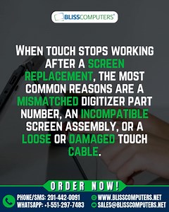 ⚠️ Touch Not Working After Screen Replacement? This usually happens...