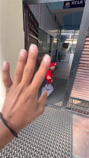 Droping baby in audi #minivlog #music #funny #school