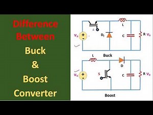 Difference Between Buck Converter And Boost Coverter