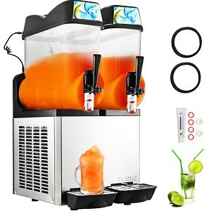 VEVOR 2 x 12L / 3.2 Gal Commercial Slush Machine Margarita Smoothie Frozen Drink  | VEVOR CA