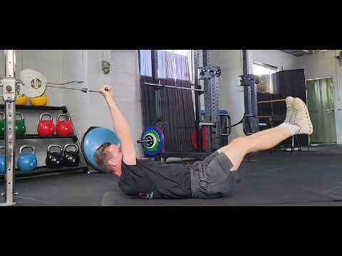 Cable Lying Leg Lift Crunch