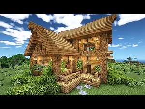 Minecraft Simple And Best Starter Oak Survival House!!! Tutorial#69