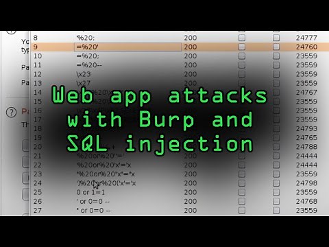 How a Hacker Could Attack Web Apps with Burp Suite & SQL Injection