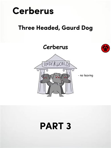 Cerberus Three headed dog #cerberus #hercules #underworld #guard #guarddog