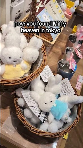 miffy heaven in tokyo🐇🌸 #bunny #miffy #tokyo