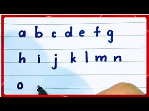 Small Print Handwriting Practice | Perfect a-z Small Letters | Improve Your Handwriting