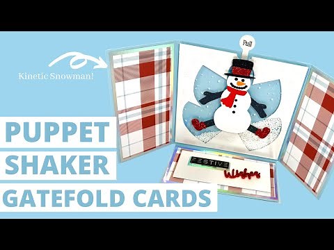 Learn HOW TO Make A Puppet Shaker Gatefold Card!