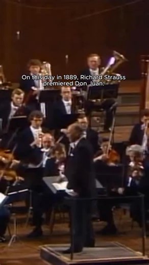 On this day in 1889, Richard Strauss premiered Don Juan. Conducting the orchestra of the Weimar Opera at age 25, Strauss brought to life a vivid musical portrait of the infamous lover’s passion, vitality, and downfall. The premiere was an international success, establishing him as a leading voice of modernism in late Romantic music. 📹 Sir Georg Solti conducts Strauss’ Don Juan with the Symphonieorchester des Bayerischen Rundfunks, Munich, 1980 | Decca Classics