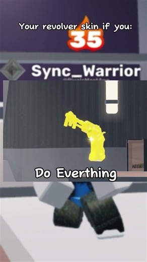 Which revolver skin do you have? #roblox #shorts