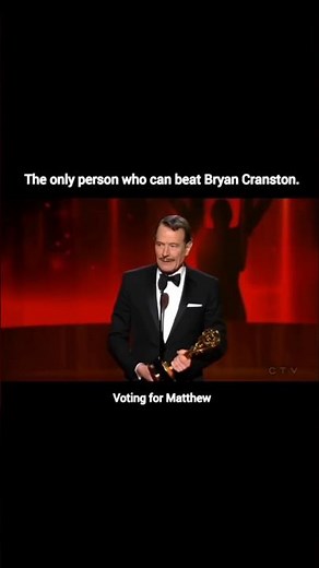 This Emmy was just Mathew McConaughey vs Brian Cranston🥶🏆#shorts #mathewmcconaughey #walterwhite