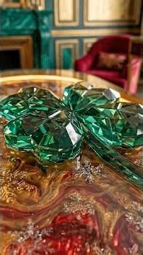 Making an Ultra-Luxury Glowing 4-Leaf Clover Epoxy Table ✨