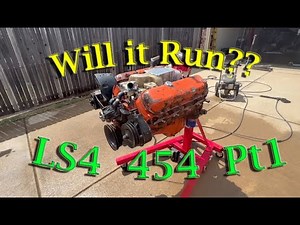Will it run? Summit Racing Engine Run Stand and a 454