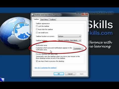 How to Customize the Windows 7 Notification Area