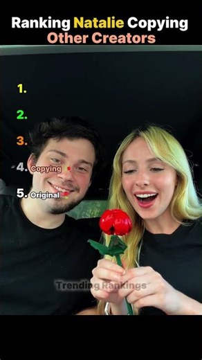 Ranking The Best Natalie Copying Other Creators moments 👯‍♀️ #shorts #nataliejoy #trending #copycat