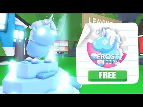 How to get *FREE* FROST UNICORN in Adopt Me UPDATE (2023)