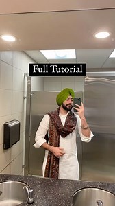 Turban Academy on Instagram: "More tutorials will be uploaded regularly, dm for specific questions. Let me know if this is helpful (i think it’s too fast). I can upload next tutorials in multiple parts :) #turbantutorial #turban"