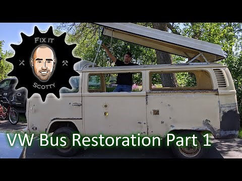 VW Bus Restoration Part 1: Getting it Home and Metal work