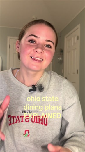 The Ohio State dining plans explained. It’s most important to find what works for you, whether that’s traditions, grey 10, or scarlet 14. I also feel like there’s so much more that could be said about these plans so let me know if you have any questions! #ohiostate #osu #diningplan #traditions #scarlet14