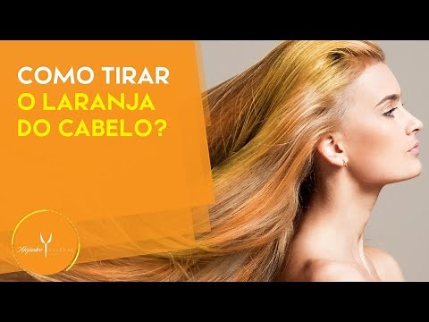 Manchou o cabelo😱 Como tirar as manchas laranja?
