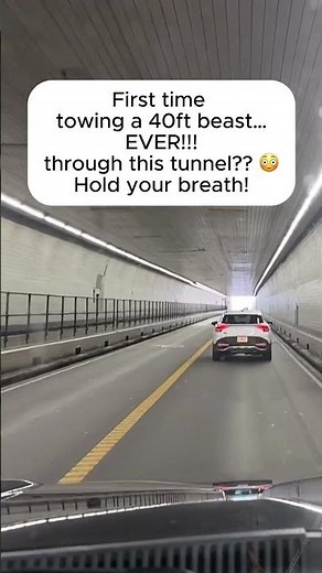 First Time Towing a 40ft Fifth Wheel Through a Tight Tunnel! 😱 | RV Life Adventures