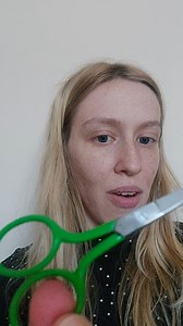 2K views · 36 reactions | Meet Ruby-Leigh, one of our long-time CCS stitchers!  Thank you for your lovely review of our trusty cross stitch scissors ✨ For those of you after some new snips, we are also introducing some new colours soon! | Caterpillar Cross Stitch | Facebook