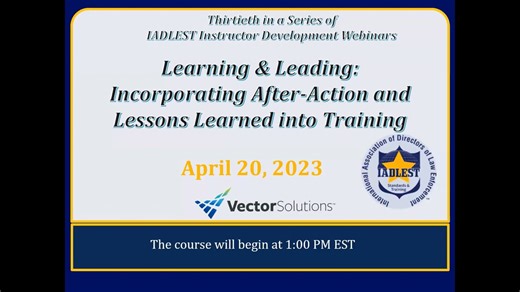 After Actions Lessons Learned