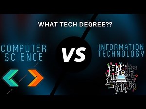 What Tech Degree Should You Go For | Information Technology VS Computer Science [ Why I switched ]