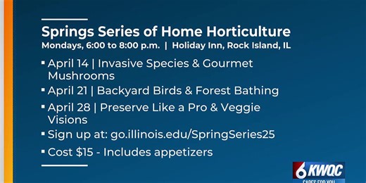 Extension rolls out ‘Spring Series’ related to home horticulture