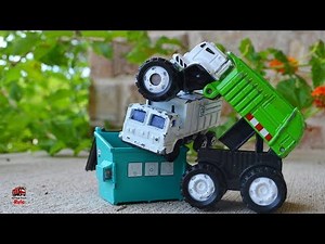 Garbage Truck Videos For Children l Grouchy Garbage Truck & Back Loader l Garbage Trucks Rule