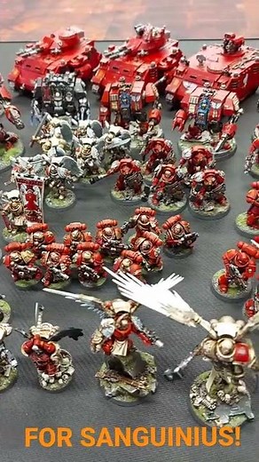 EPIC Blood Angels Army Warhammer 40K