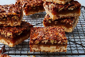 Spiced Pecan Pie Bars