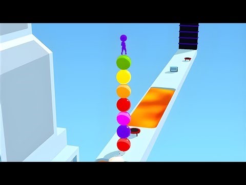 Stack Rider 🔴🟣🟠🏃 Max Levels Walkthrough Gameplay Android iOS New Update