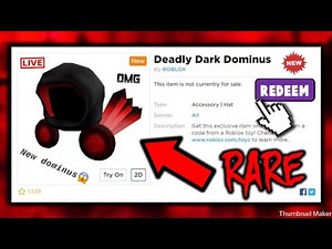Deadly dark dominus has came out! Very rare (ROBLOX)
