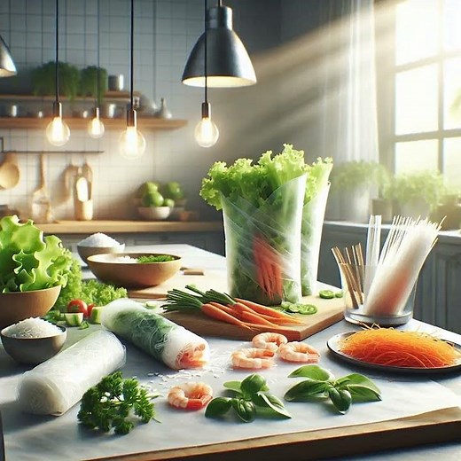 Rice Paper Wraps (Spring Rolls) - Fresh & Easy Recipe