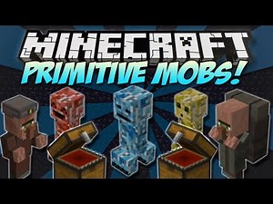 Minecraft | PRIMITIVE MOBS! | Mod Showcase [1.4.7]