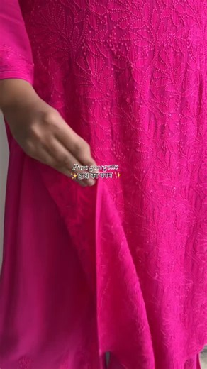 SRI SHYAM CHIKAN on Instagram: "Comment for links 🔗 New Arrivals ✨ Free shipping all over india❤️😊 Newly Launched Super Laxurious and trandy pure Viscose georgette kurta set with intricate handcrafted chiknkari dyed in beautiful spring/summer colors ❤️ Product deatils 👇 ✨Chikankari premium viscose jaal Resam work kurta full set Get extra discounts on PREPAID orders ✨😊 🛒 Shop now at Sri shyam chikan💃💃 #lucknowichikankari#chikankariembroidery#chikankariart#chikanwork#trandingembrodery"