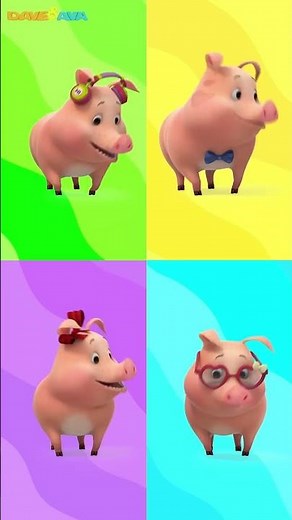🙌 Nursery Rhymes | This Little Piggy – Colors | Kids Songs | Learn Colors with Dave and Ava 🙌