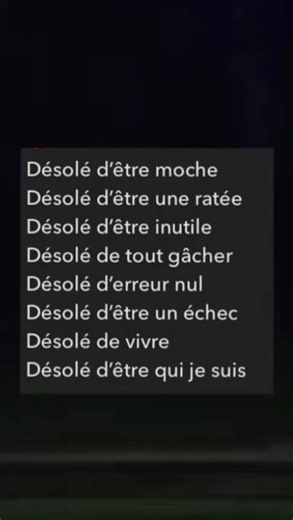 Exploring Themes of Apology in French Text