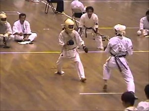 強烈な二段蹴り 空手 two step kick