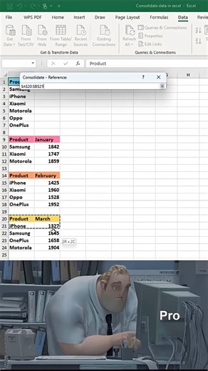 Consolidate in Excel 🔥 | Combine Multiple Data Easily!